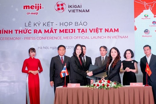 Sữa Meiji vào Việt Nam