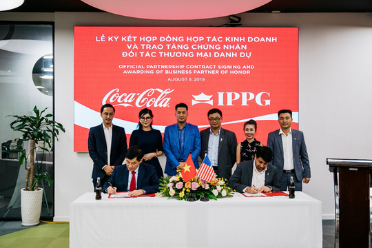 IPPG Và Coca-Cola Việt Nam ký kết hợp tác kinh doanh