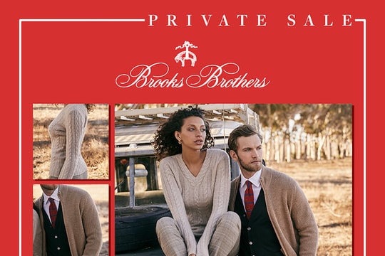 Brooks Brothers, Valetino Rudy, Furla, Geox giảm đến 50%