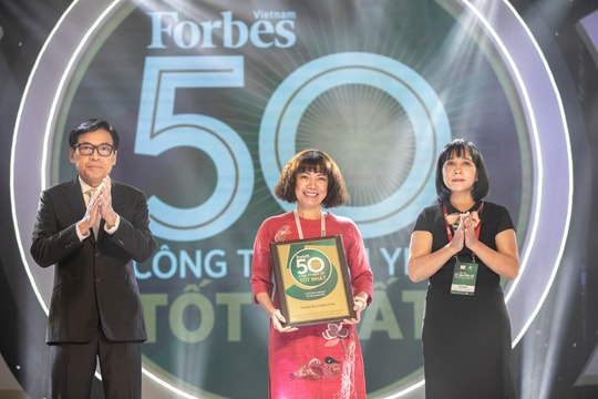 Forbes vinh danh Techcombank trong Top 50 công ty niêm yết tốt nhất Việt Nam