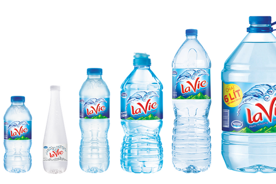 Ngưng sử dụng màng co nắp chai La Vie