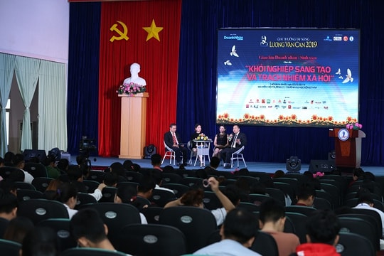 Giải thưởng Tài năng Lương Văn Can với sinh viên Đại học Đồng Tháp: Kết nối đề án khả thi với các nhà đầu tư