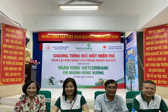 Thêm 250 bệnh nhân nghèo được sáng mắt