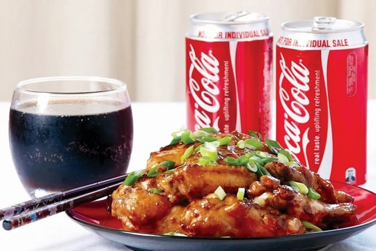 Cánh gà “tắm” Coca Cola