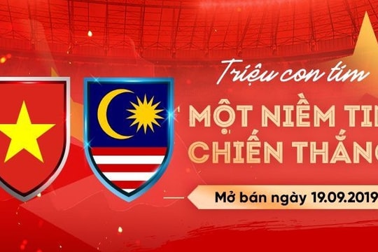 Nóng thị trường “vé chợ đen” trận Việt Nam - Malaysia