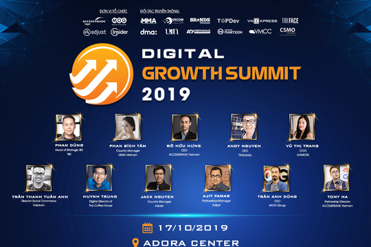 500 C-Levels tham gia sự kiện “Digital Growth Summit 2019”