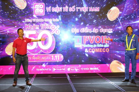 PVOIL hợp tác chiến lược với Ví MoMo