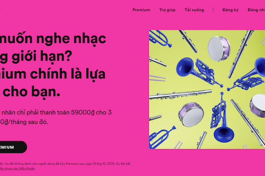 Spotify tung ưu đãi gói Premium mùa lễ hội cuối năm