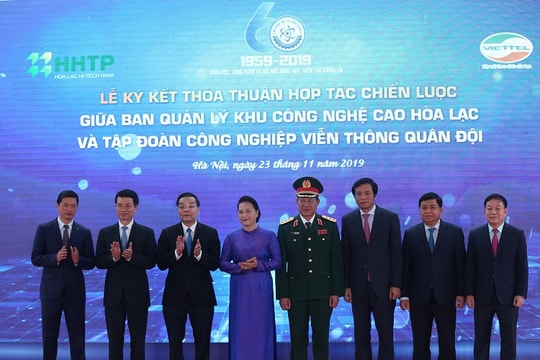 Viettel và khu công nghệ cao Hòa Lạc hợp tác chuyển đổi số