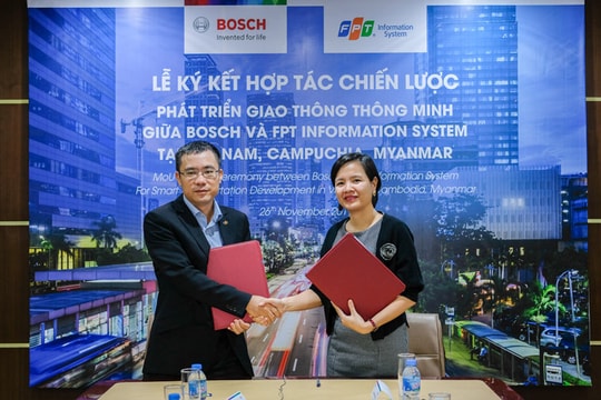 Bosch và FPT IS hợp tác cung cấp giải pháp giao thông thông minh