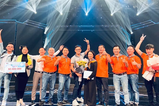 Ứng dụng Thế Giới Thợ nhận giải Á quân cuộc thi Khởi nghiệp Công nghệ