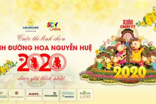 Chương trình “Bình chọn ảnh Đường hoa Nguyễn Huệ 2020 được yêu thích nhất”