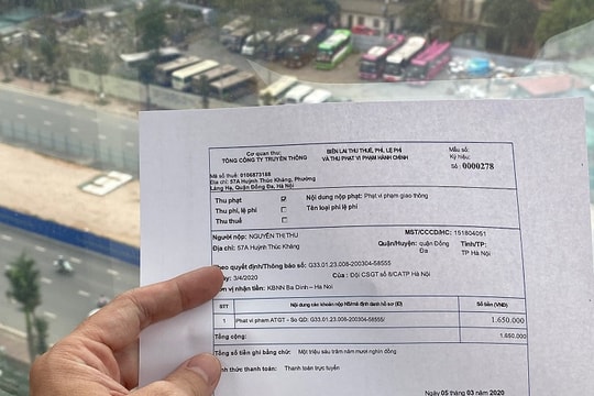 Thí điểm nộp phạt trực tuyến vi phạm giao thông tại 5 tỉnh, thành phố