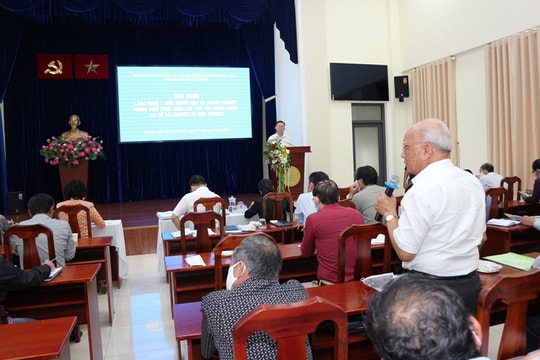 Nhiều doanh nghiệp góp ý cho thủ tục hành chính