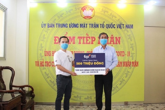 TCP Việt Nam đóng góp hơn 800 triệu đồng hỗ trợ dịch Covid-19