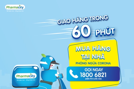 Pharmacity khai trương dịch vụ giao hàng nhanh tận nơi
