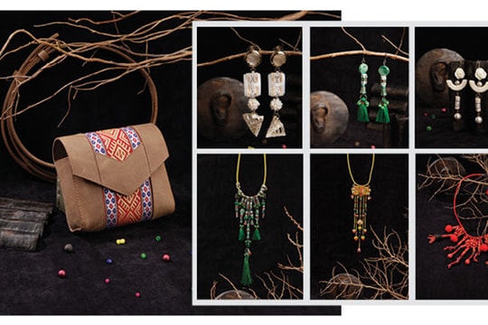 Dịu dàng trang sức thổ cẩm