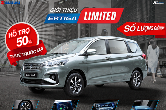 Suzuki hỗ trợ lệ phí trước bạ lên đến 40 triệu, cơ hội hấp dẫn mua ô tô tháng 6