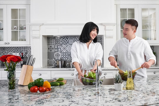 Bếp - không gian gắn kết của gia đình