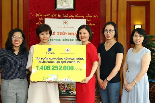 Aviva ủng hộ Hội Chữ thập đỏ Việt Nam hơn 1,4 tỷ đồng Aviva ủng hộ Hội Chữ thập đỏ Việt Nam hơn 1,4 tỷ đồng