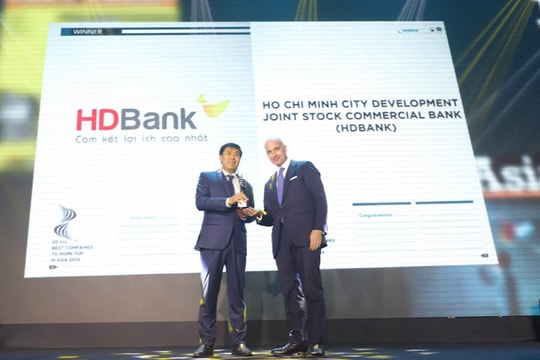 HDBank - Nơi làm việc tốt nhất châu Á, định hướng phát triển “Happy Digital Bank”