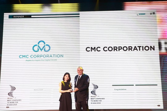 CMC được vinh danh là công ty có môi trường làm việc tốt tại châu Á