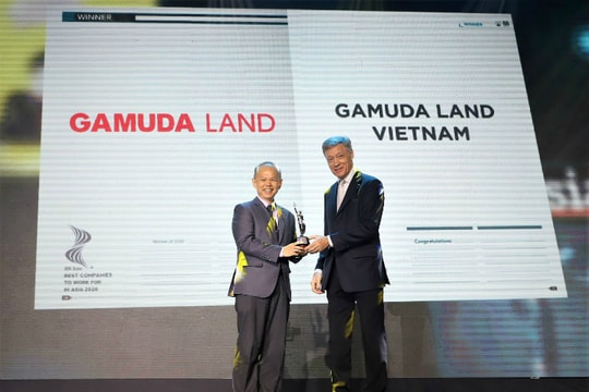 Gamuda Land Việt Nam vào top "Nơi làm việc tốt nhất châu Á 2020"