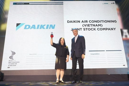 Daikin Việt Nam đạt giải “HR Asia Best companies to work for in Asia 2020 Awards - Vietnam Edition”