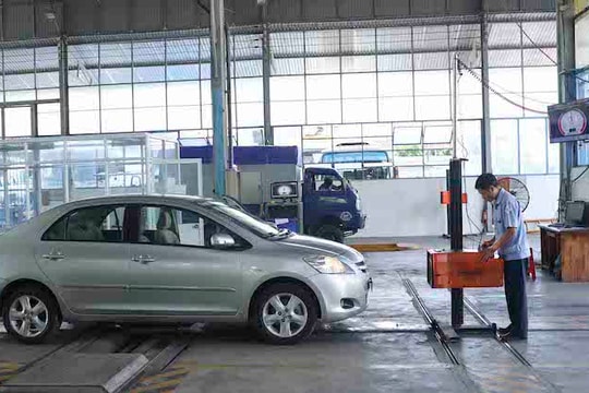 Tổng kiểm tra trung tâm đăng kiểm và đào tạo lái xe cả nước
