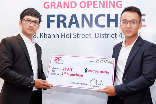 25 FIT khai trương phòng tập EMS nhượng quyền thương hiệu
