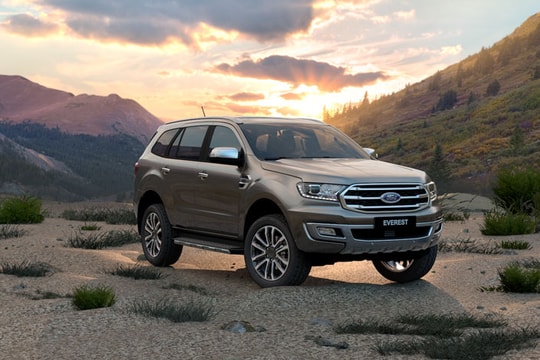 Ford Everest dẫn đầu phân khúc SUV hạng trung tháng 7/2020