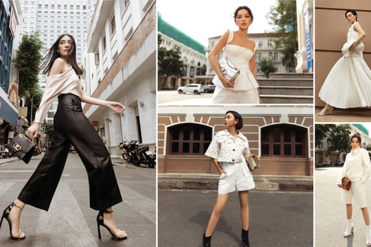 Streetstyle với gam màu trắng