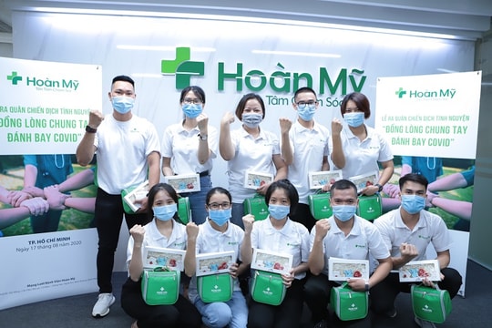 Hơn 100 nhân viên Hoàn Mỹ tình nguyện chống dịch tại các điểm nóng