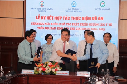 Hợp tác chăm sóc sức khỏe và hỗ trợ phát triển nguồn lực y tế tỉnh Bến Tre