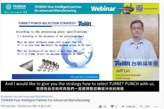 “Đài Loan- Đối tác thông minh cho công cuộc cải tiến sản xuất của bạn”