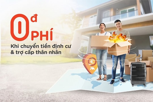 MSB miễn tới 100% phí chuyển tiền quốc tế