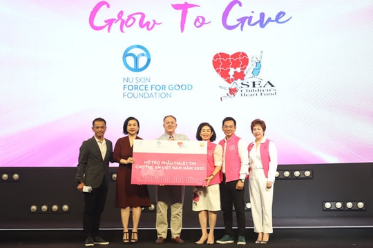 Nu Skin Việt Nam tài trợ 4,6 tỷ đồng cho “Nhịp tim Việt Nam”