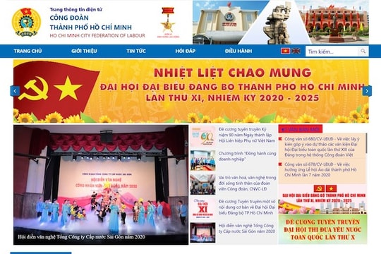 Ra mắt trang thông tin điện tử Công đoàn TP.HCM