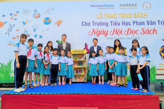 Hansae Việt Nam thực hiện chương trình “Một vạn cuốn sách - Triệu tình yêu thương” lần thứ 4