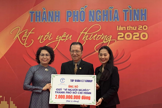 Tập đoàn C.T Group ủng hộ 2 tỷ đồng hỗ trợ đồng bào miền Trung Tập đoàn C.T Group ủng hộ 2 tỷ đồng hỗ trợ đồng bào miền Trung