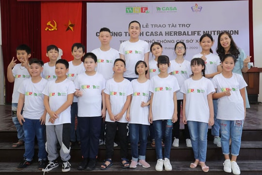 Herbalife Nutrition Foundation hỗ trợ dinh dưỡng cho trẻ em khó khăn