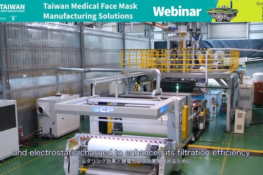 Giải pháp sản xuất khẩu trang y tế Đài Loan