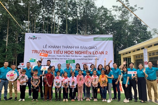Cargill hỗ trợ xây dựng 99 ngôi trường tại Việt Nam