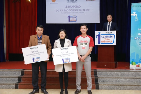 Heineken Việt Nam hỗ trợ người dân bảo tồn nguồn nước