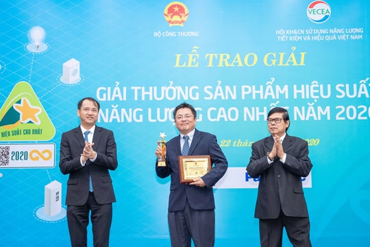 Panasonic được vinh danh cho sản phẩm dẫn đầu về hiệu suất năng lượng