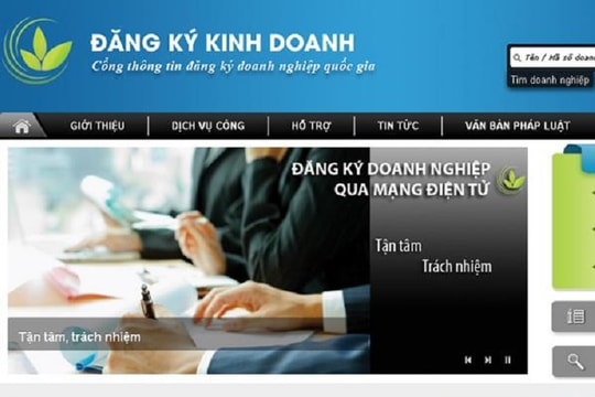 Quy định đăng ký doanh nghiệp qua mạng thông tin điện tử
