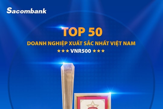 Sacombank nhận bằng khen của Thủ tướng Chính phủ