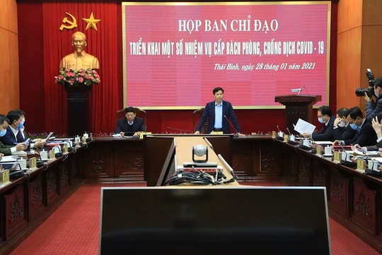 Thái Bình: Kịp thời, triển khai ứng phó đợt dịch Covid-19 mới