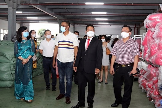 Khánh thành nhà máy Dệt- Nhuộm- Hoàn tất tại Long An