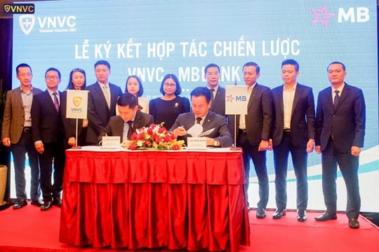 MB bắt tay VNVC cung cấp dịch vụ thanh toán tiêm chủng không dùng tiền mặt